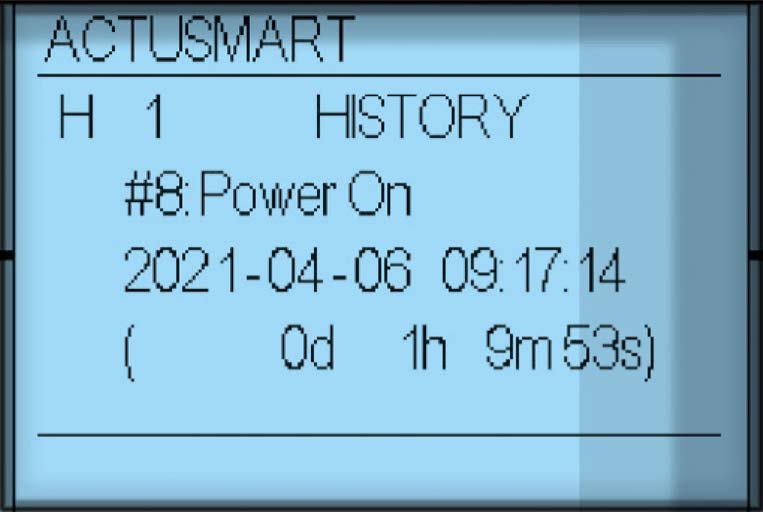 Smartcon Actusmart H1 History